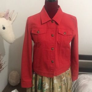 Ralph Lauren Vintage PM Red Denim Jacket